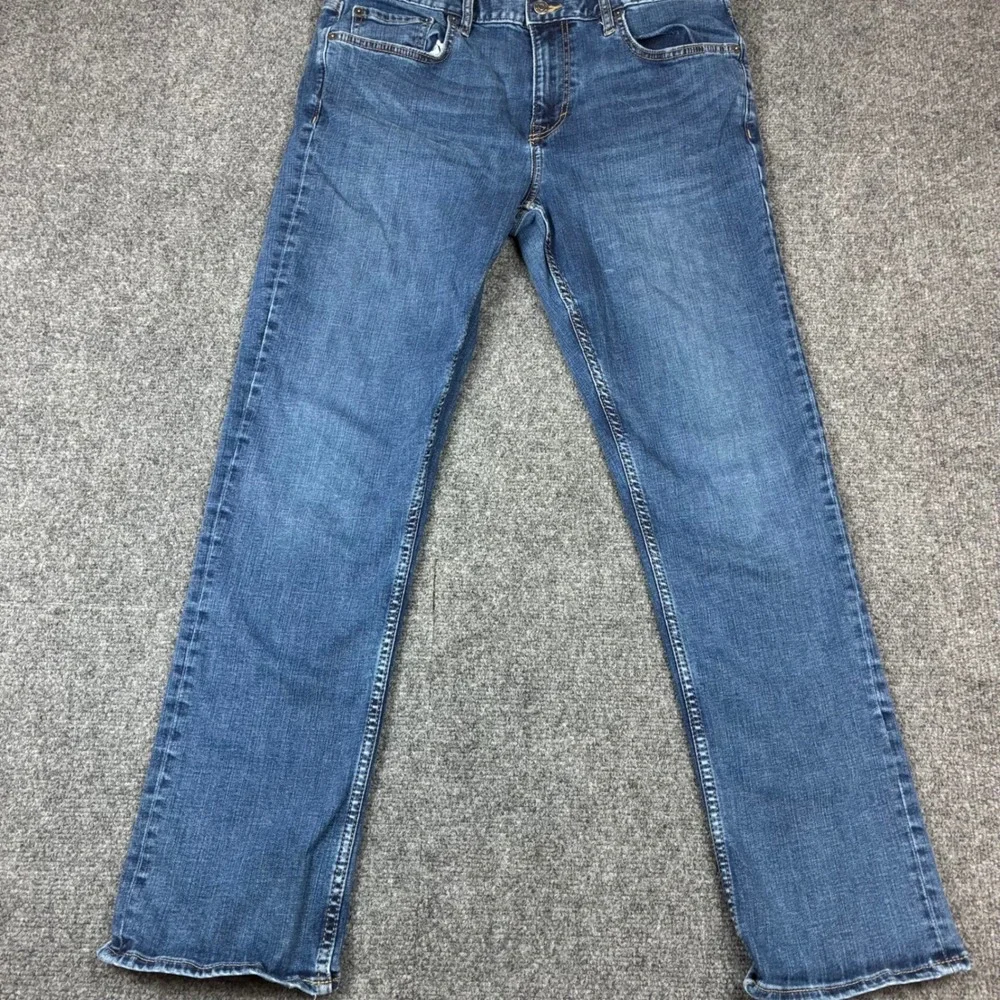 Banana‎ Republic Slim Techmotion Jeans Mens 36x32 Blue Denim Medium Wash 35x30